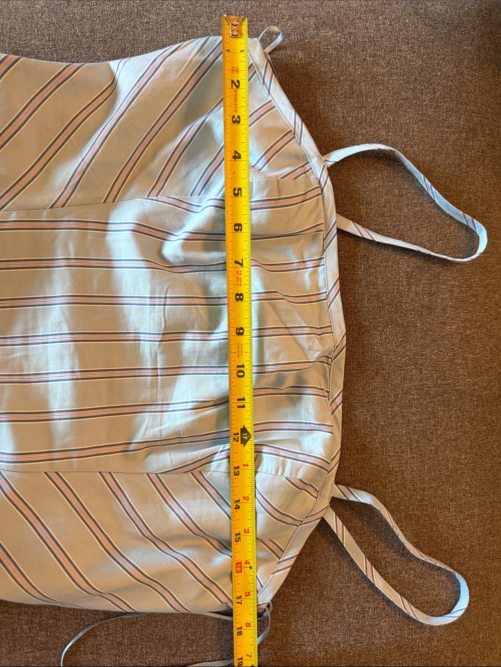 French Connection Light Blue Striped Mini Dress - Picture 8 of 10